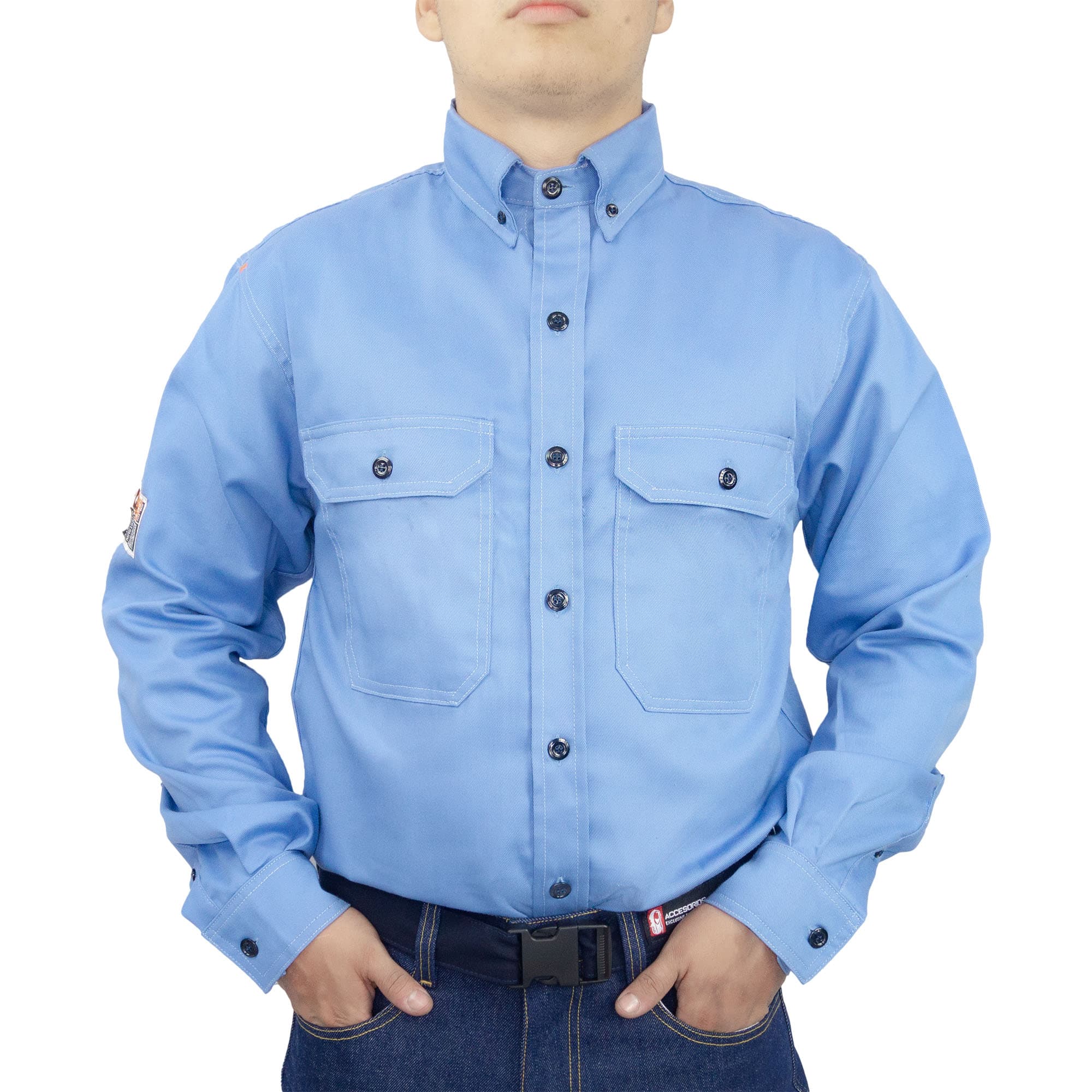 Camisa Ignífuga Celeste